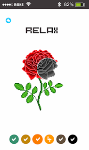 Rose Flowers Pixel Art - Paint By Number 1.7 APK screenshots 1