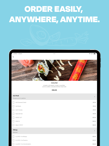 Screenshot of Umami Sushi STX