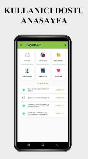 Android application Yurt Dışı Öğretmenlik Sınavı screenshort