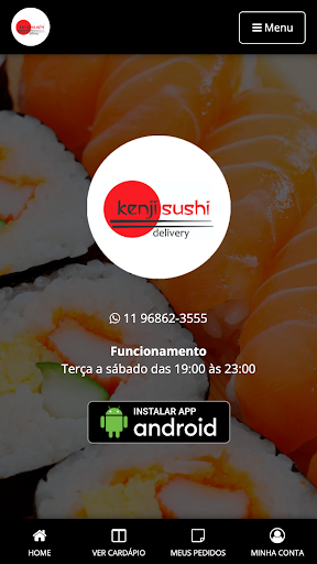 Android application Kenji Sushi Delivery screenshort