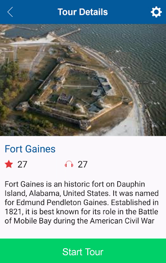 iTour : Fort Gaines Screen 3