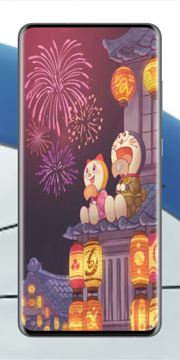 Wallpaper HD Cat blue