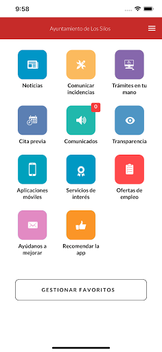 Android application Los Silos screenshort