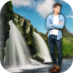 Photo Editor Frames: Water fall Background Apk