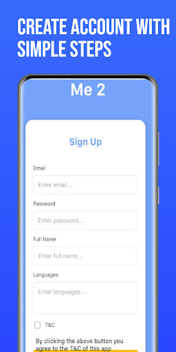 Android application Me 2 screenshort