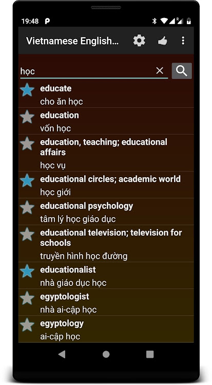 OFFLINE English Vietnamese Dic - 1.6.1 - (Android)