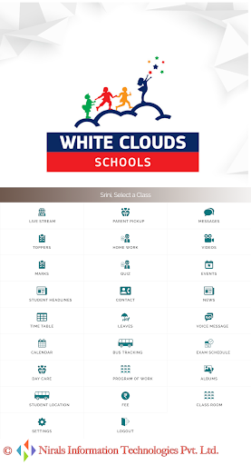 Android application White Clouds Public School screenshort