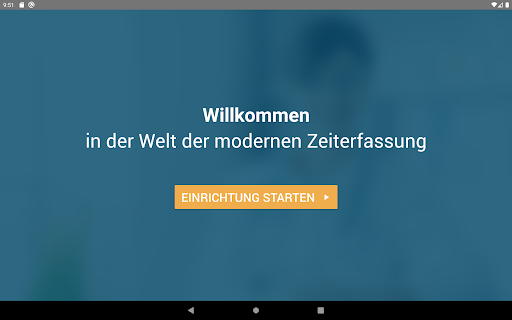 Android application Kassenprofis - Zeitterminal screenshort