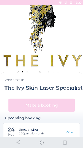 Android application The Ivy Skin Laser Specialist screenshort