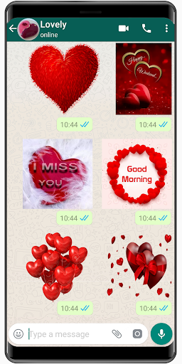 Android application WASticker -Love Stickers Story screenshort