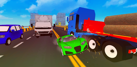 เกม Crazy Highway CarX Racer