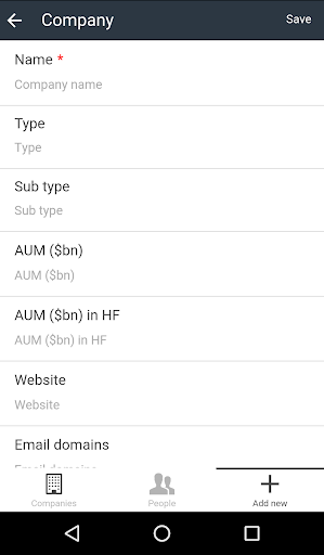 Captec CRM Screen 3
