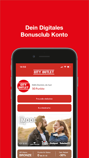 Android application City Outlet screenshort