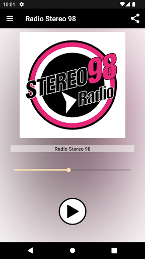Android application Radio Stereo 98 screenshort