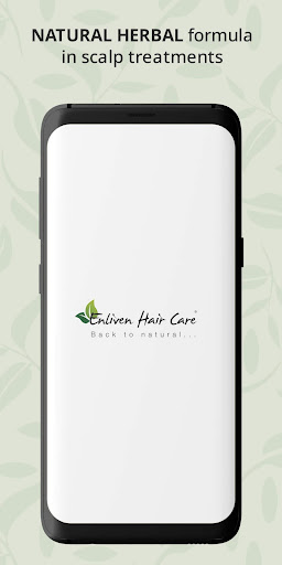 Android application Enliven Hair Care screenshort