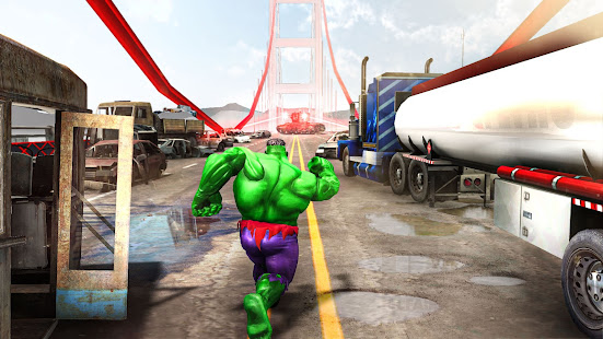 Incredible Muscle Superhero Monster Crime Battle 1.0 screenshots 6