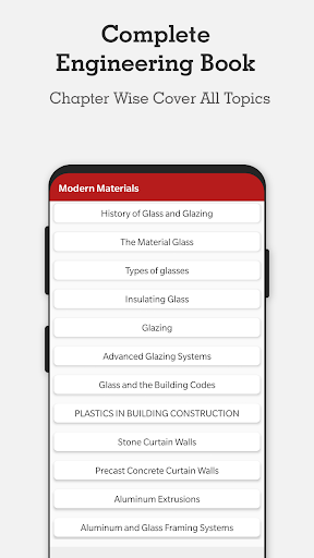 Android application Building Construction Material screenshort