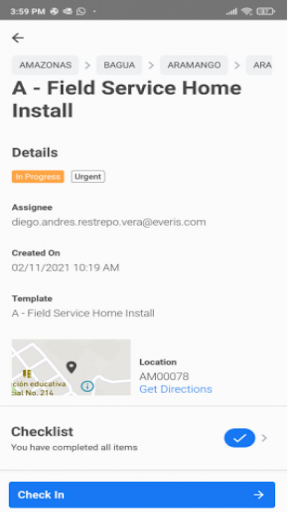 Android application Symphony Workforce screenshort