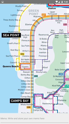 CAPE TOWN MYCITI BUS ROUTE MAP Screen 3