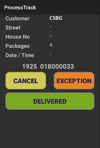 Tracking Data Screen 2