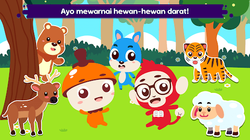 Screenshot of Marbel Mewarnai Hewan Darat