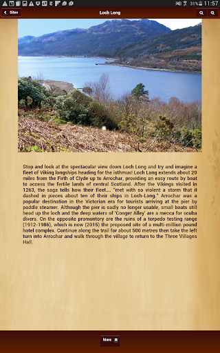 Arrochar Mobile App Screen 3