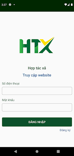 Android application Hợp tác xã screenshort