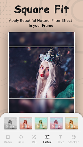 Square Fit - No Crop Editor