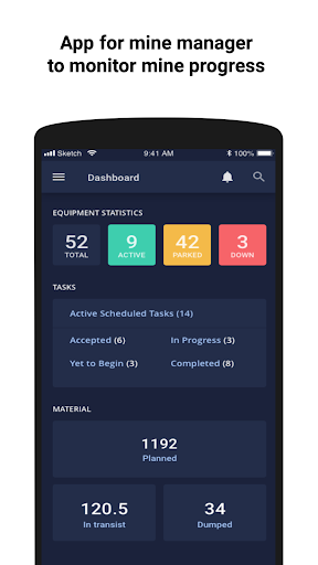 Android application GroundHog Mine Manager screenshort