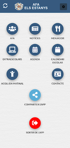 Android application AFA Els Estanys screenshort