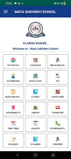 Android application MATA SUKHDEVI SCHOOL screenshort