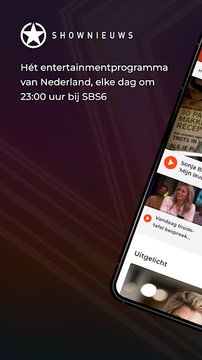 Android application Shownieuws screenshort