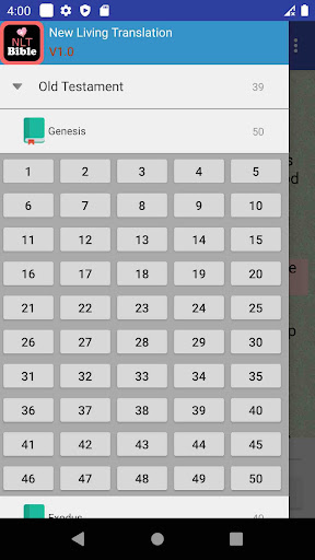 NLT Audio Bible Screen 2