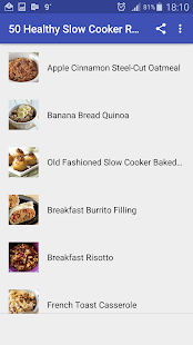 50 Healthy Slow Cooker Recipes Screenshot