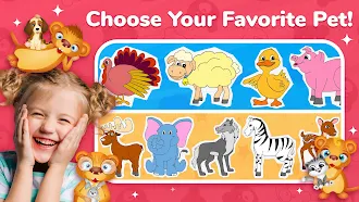 Game screenshot 123 Fun Animal Puzzle Games apk download