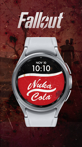 Android application Fallout Nuka Cola Watch Face screenshort