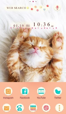 かわいい壁紙アイコン おやすみこねこ 無料 Androidアプリ Applion