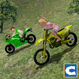 Mountain Kids MotorBike Riding icon