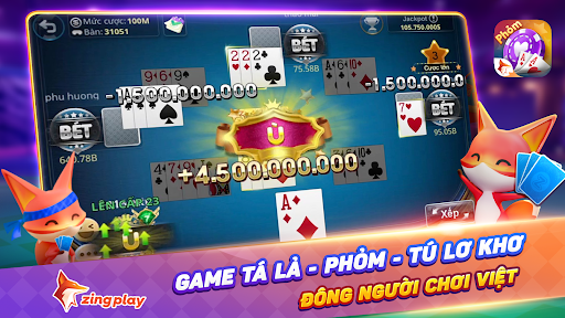 ZingPlay cổng game bài 4