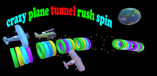 Android application Crazy Plane: Tunnel Run Spin screenshort
