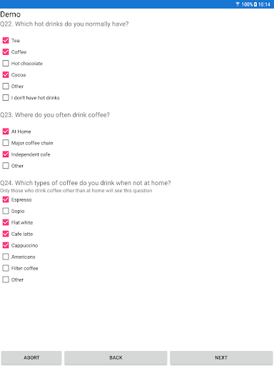 Companion Input Screen 3