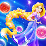 Long Hair Princess Bubble icon