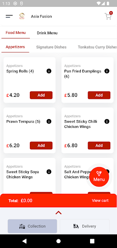 Asia fusion street food