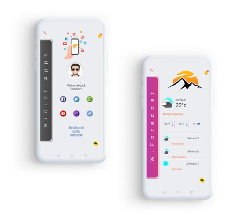 Android application Quatoo SR 2 UI for Klwp screenshort