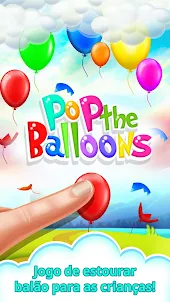 Estouro de balões jogos para criançinhas