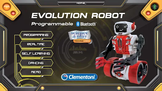 Evolution robot programmable