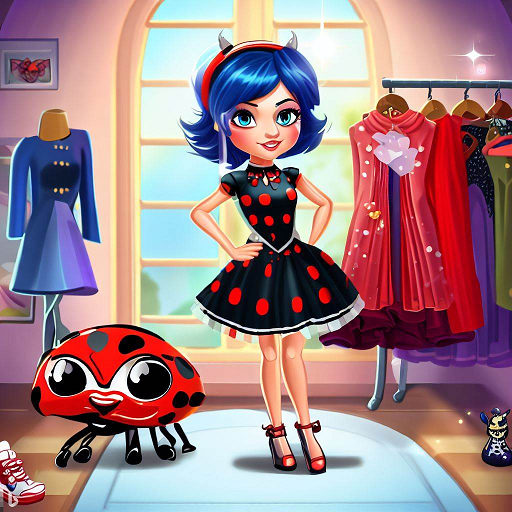 Spotted Superheroine Outfits logo
