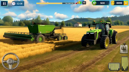 Farming Game: Tractor Driving