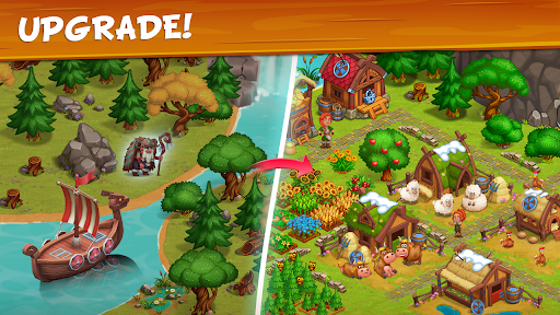 لعبة Vikings and Dragon Island Farm apk مهكر3