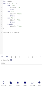 Captura de Pantalla 2 JavaScript Editor android